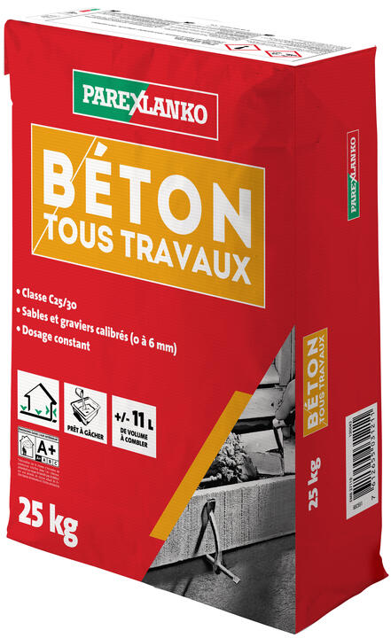 BETON TOUS TRAVAUX 25KG